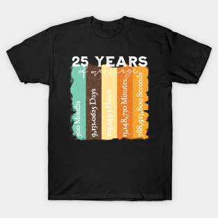 25th Wedding Anniversary T-Shirt